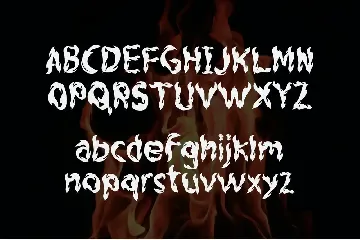 Blazeberg - Flame Typeface font