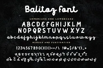 Balitos Monoline Bold font