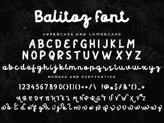 Balitos Monoline Bold font