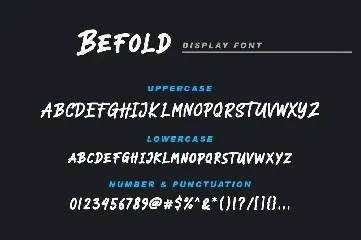 Befold - Display Font