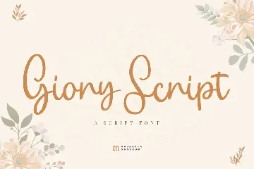 Giory Script | A Handwritten Font