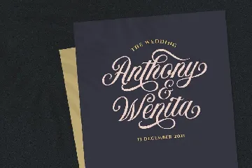 Neography - Attractive Script font