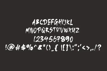 Sijusto - Brush Font