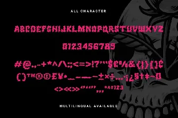 Pink Punk â€“ Death Metal Font