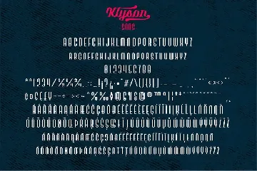 Klyson font