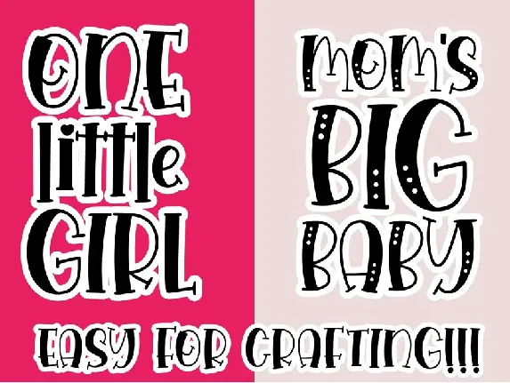 Bubble Pink font