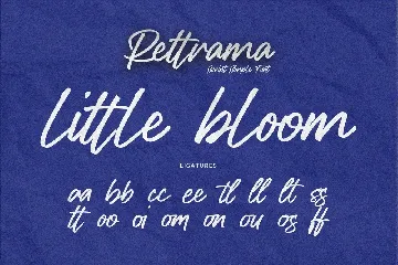 Rettrama - Simple Script Font