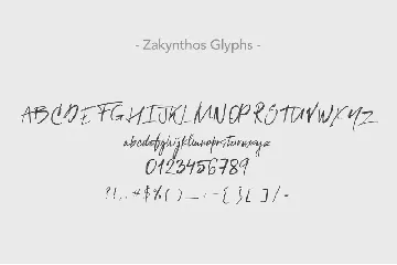 Zakynthos Font