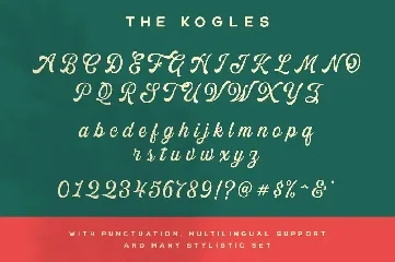 The Kogles Script Typeface font