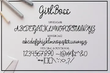 Girl Boss font