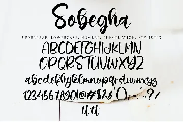 Sobegha font