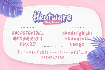 Heatware Flaming Advertisement Font