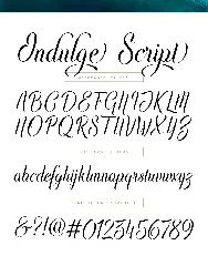 Indulge Script | Font