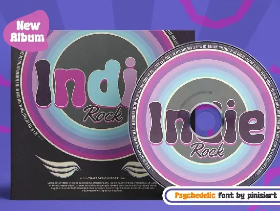 LUCID DREAM - psychedelic fun font