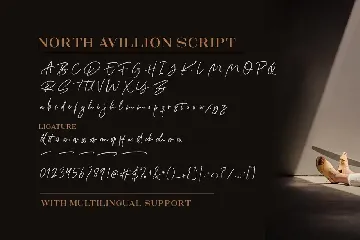 North Avellion - Script & Serif Duo font