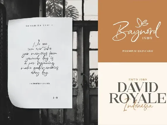 North Avellion - Script & Serif Duo font