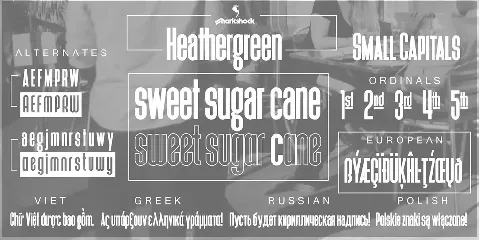 Heathergreen font