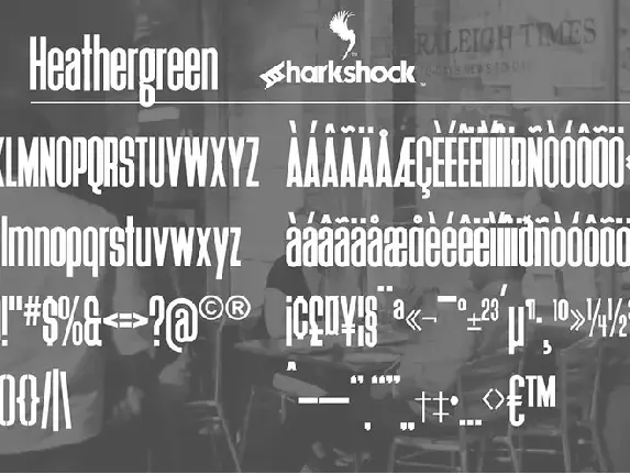 Heathergreen font