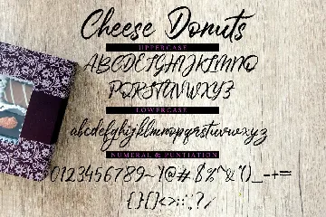 Cheese Donuts - Brush Font