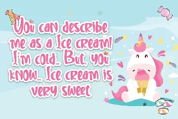 Sweet Unicorn font