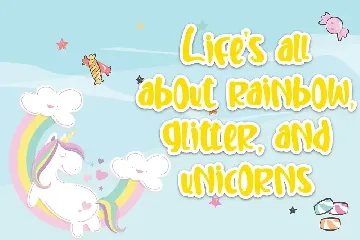 Sweet Unicorn font