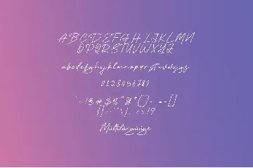 Delight Sunset font