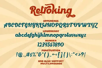 Retroking - Retro Style Font