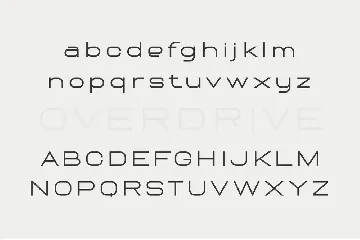 Overdrive - Elite Automotive Font