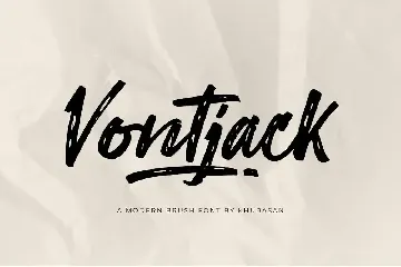 Vontjack font