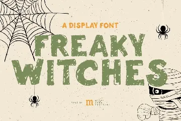 Freaky Witches | A Display Font