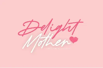 Delight Mother font