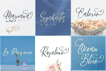 Fleur Bleue - Beautiful Romantic Font