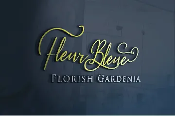 Fleur Bleue - Beautiful Romantic Font