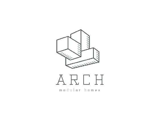 Architect - Geometrical Typeface font