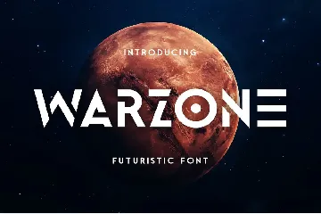 Warzone | Techno Font