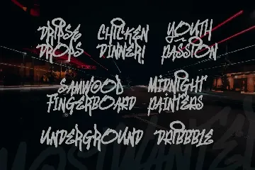 MostWanted Graffiti Font