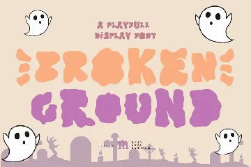 Broken Ground | A Quirky Display Font