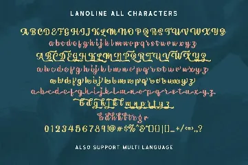 Lanoline A Playful Script font