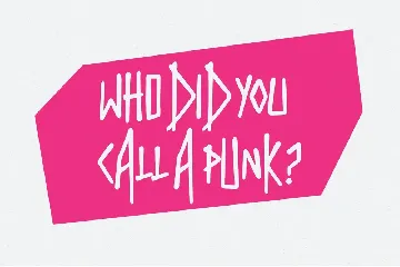 Misfit - Punk Typeface font