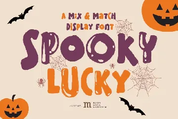 Spooky Lucky | A Mix Match Display font