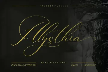 Alysthia font