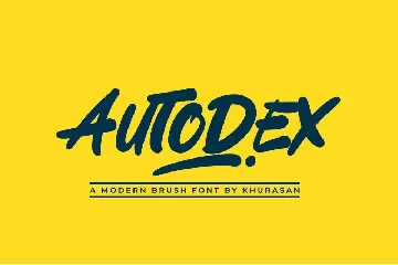 Autodex font