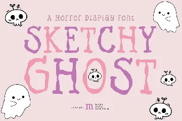 Sketchy Ghost | A Display Font