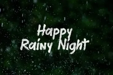 RainBrush font