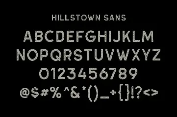 Hillstown Sans font