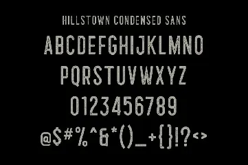 Hillstown Sans font