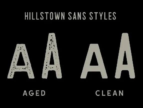 Hillstown Sans font