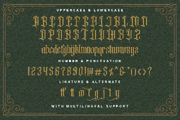 Steffany Wolfeng - Blackletter Font