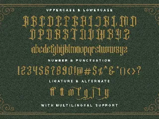 Steffany Wolfeng - Blackletter Font