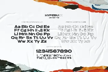 Hypebuzz - Hipster Type font